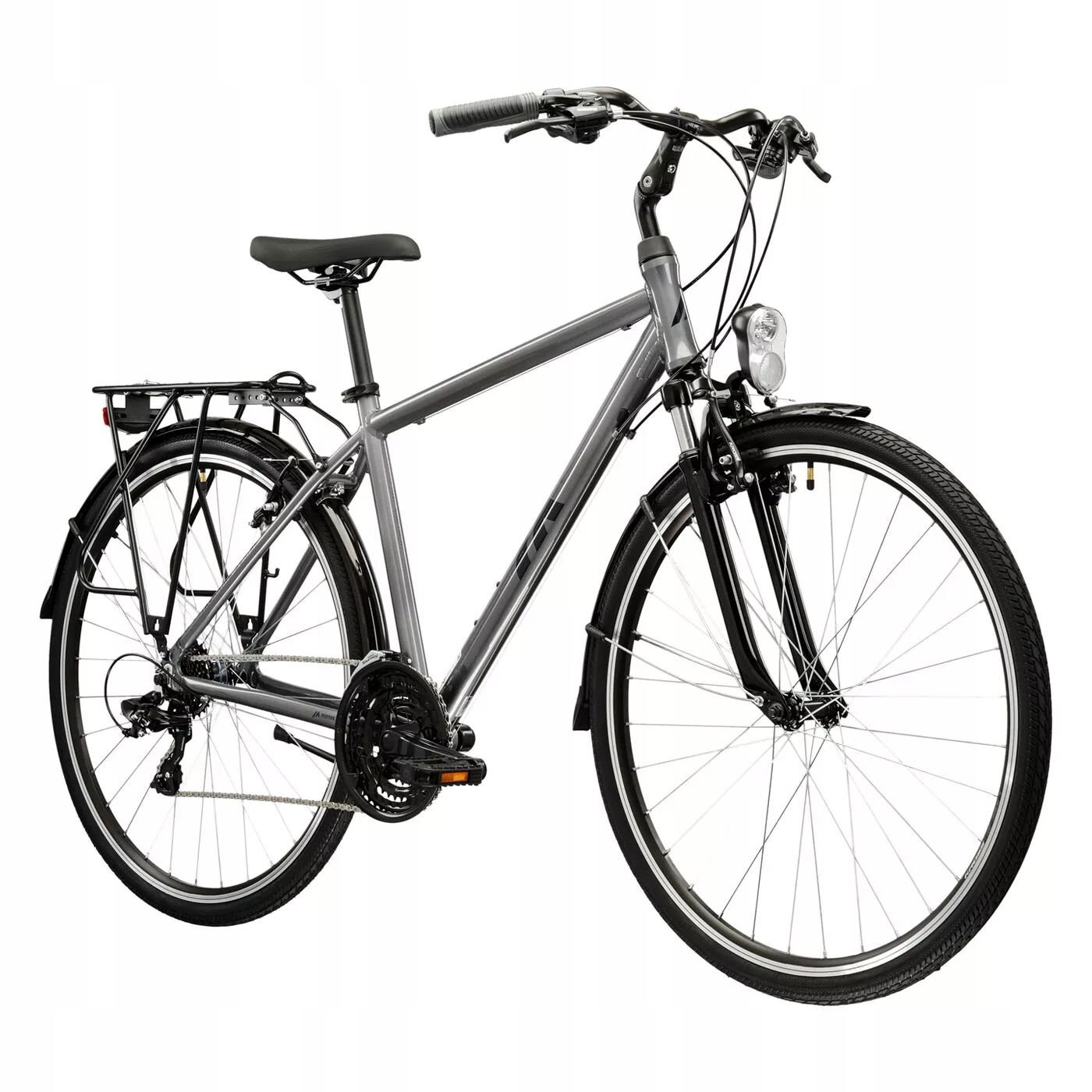 Rower trekkingowy Kross Martes Track 1 grafitowy koła 28" rama 19 cali Men