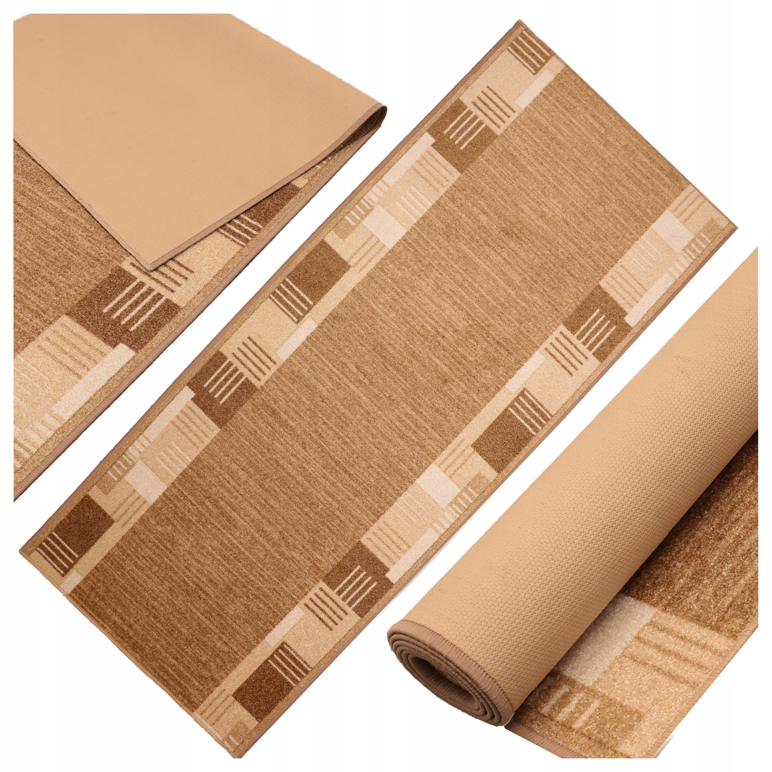 Koberec Běhoun do kuchyně Protiskluzový kobereček 80x280 cm do předsíně Obšitý