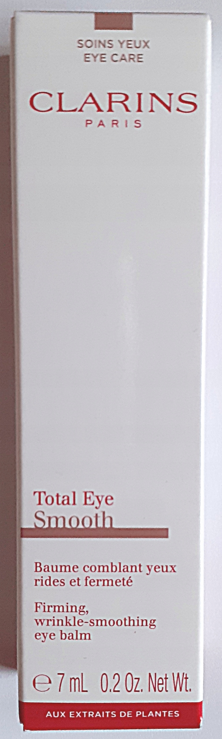 Clarins Total Eye Smooth krem balsam pod oczy na obrzęki i cienie 7 ml