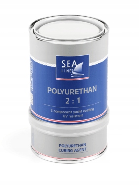 Farba Poliuretanowa Sea-line 2K Baza Utwardzacz Zielona 0,75L