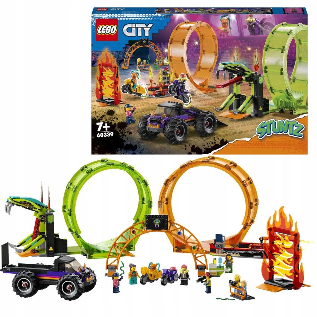 Lego Kaskadérská aréna se dvěma smyčkami 60339