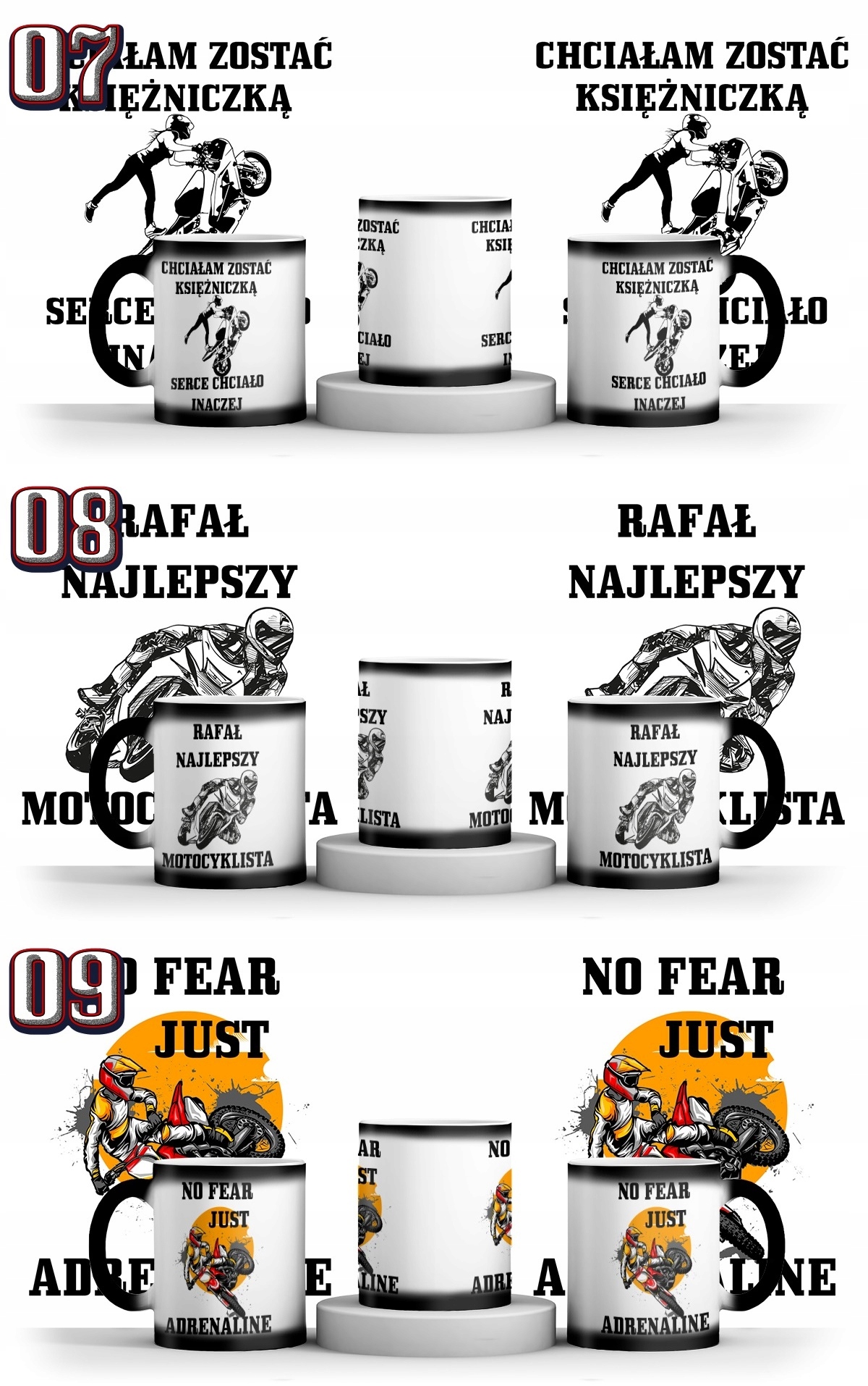 MAGICZNY KUBEK DLA MOTOCYKLISTY + IMIE + KARTONIK Kod producenta RESOLID_MOTO