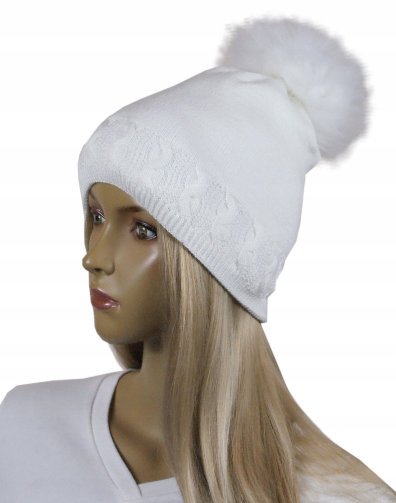 

Czapka damska Pompon polar # 55