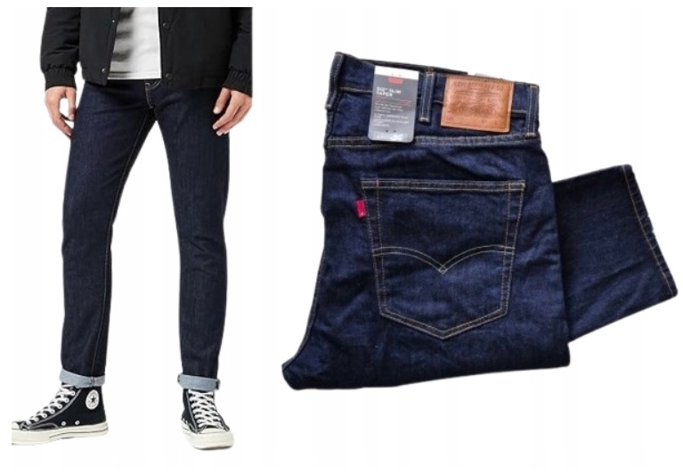džínové kalhoty Levi's 511 Slim W38 L34 38x34 modré Premium Strong
