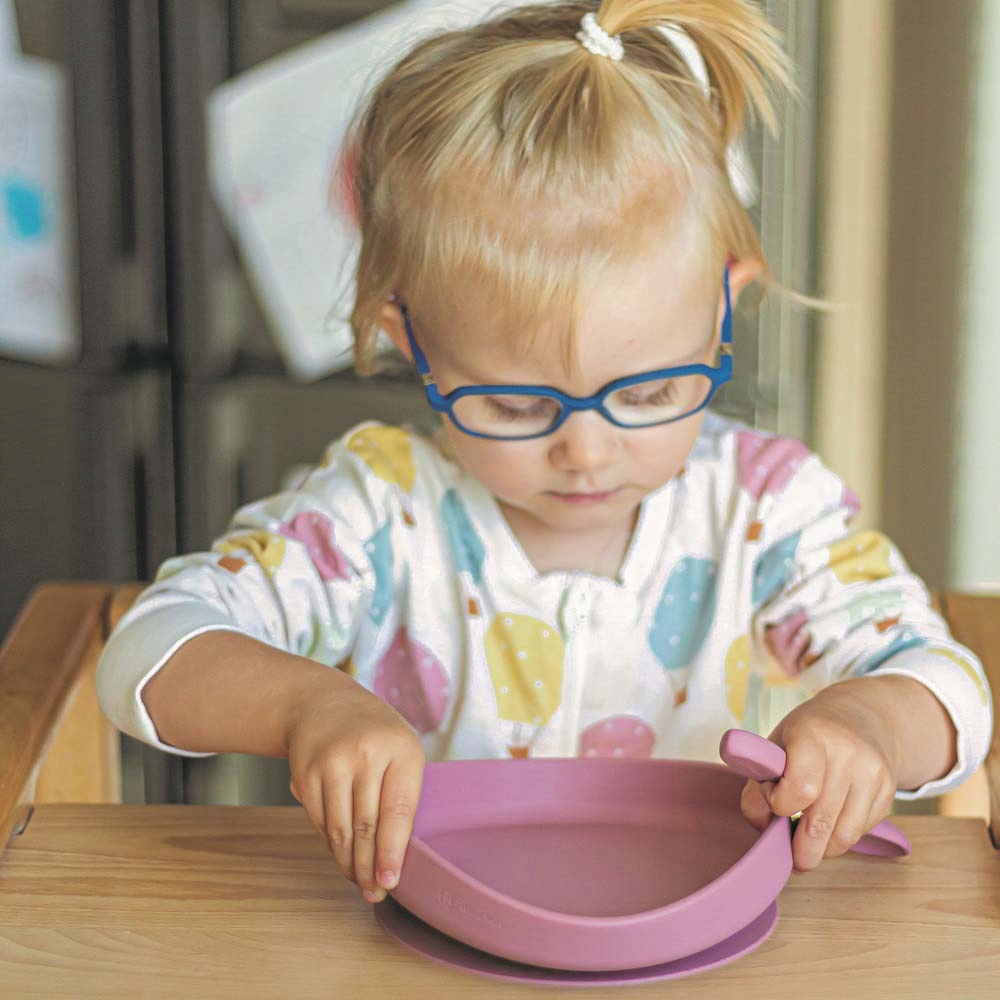 SILIKONOWY TALERZYK Z PRZYSSAWKĄ PETITE&MARS Stan opakowania oryginalne