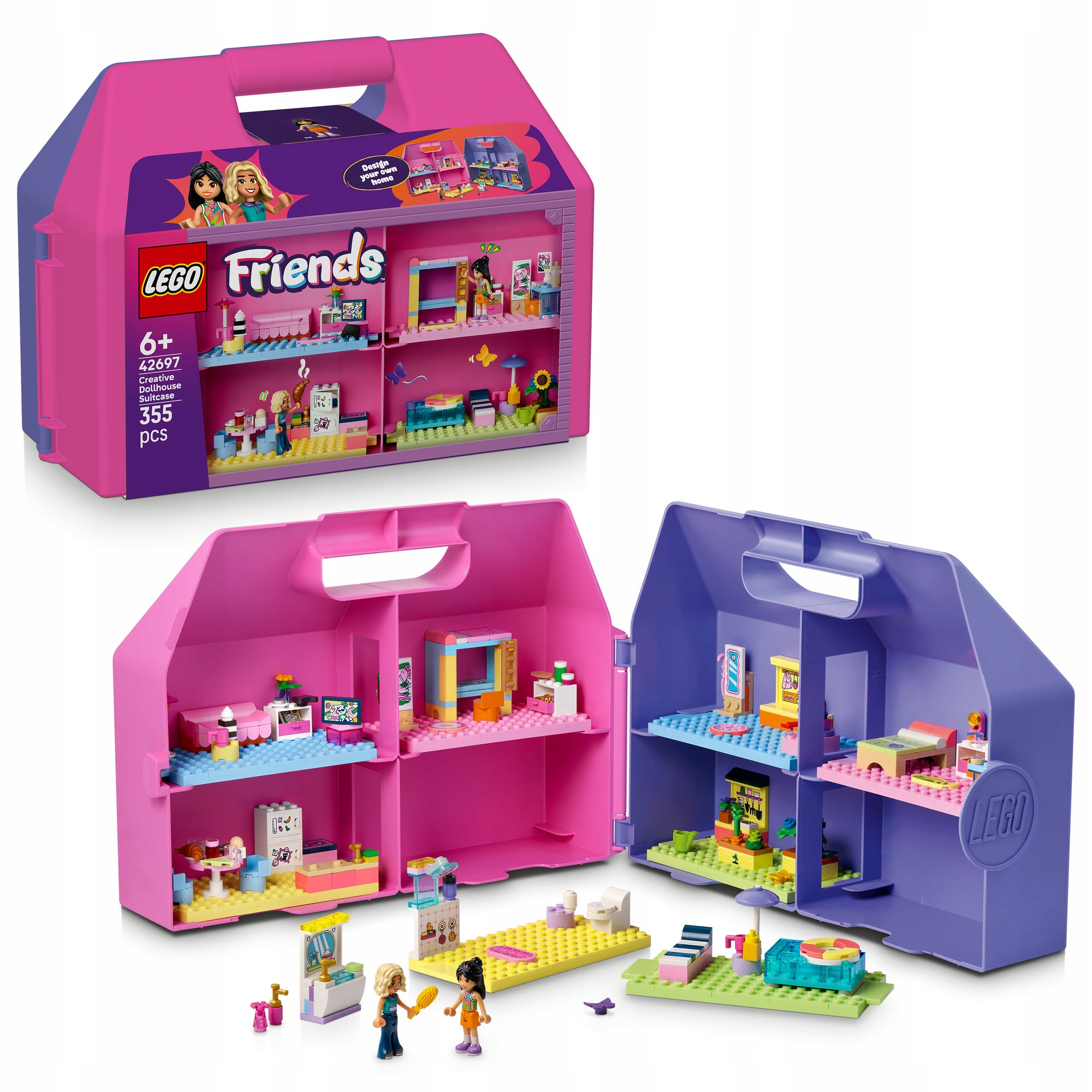 Lego Friends Kreativní kufřík s domečkem pro panenky 42697