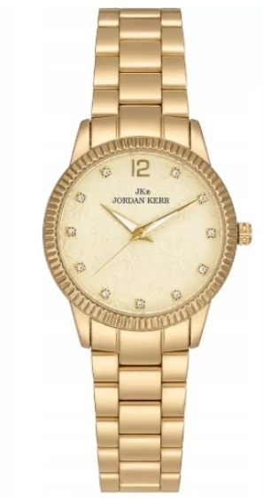 Elegantní dámské hodinky Jordan Kerr M5003 zlaté