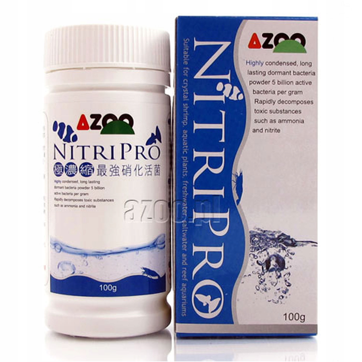 Azoo nitripro 100g uśpione bakterie do akwarium