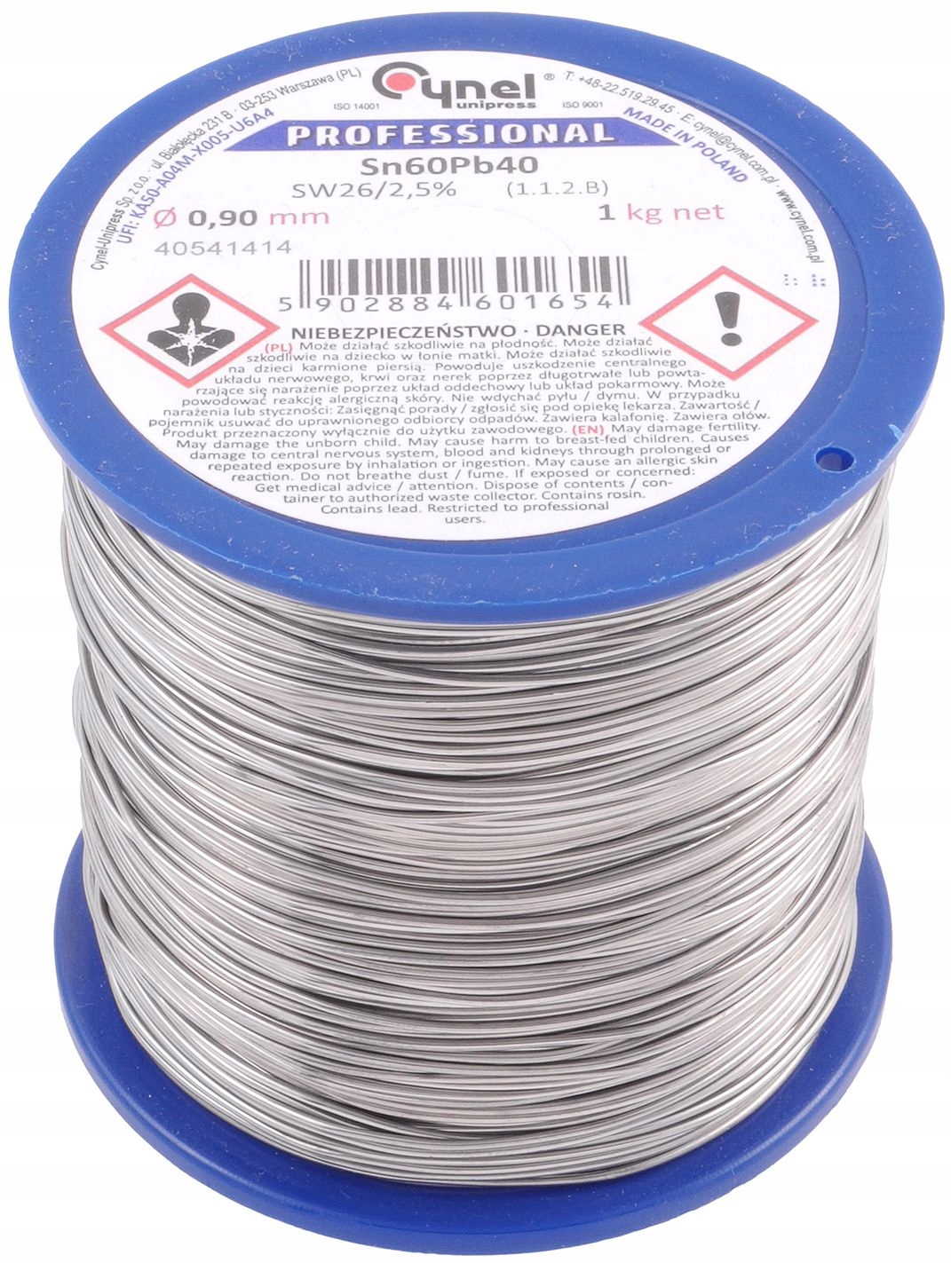 Cyna 0. 90mm/ 1kg Sn60Pb40 Cynel Cynel
