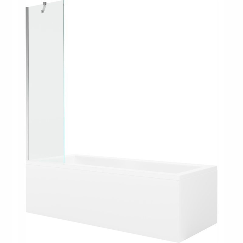 Mexen Cubik obdélníková vana 160 x 70 cm s zástěna