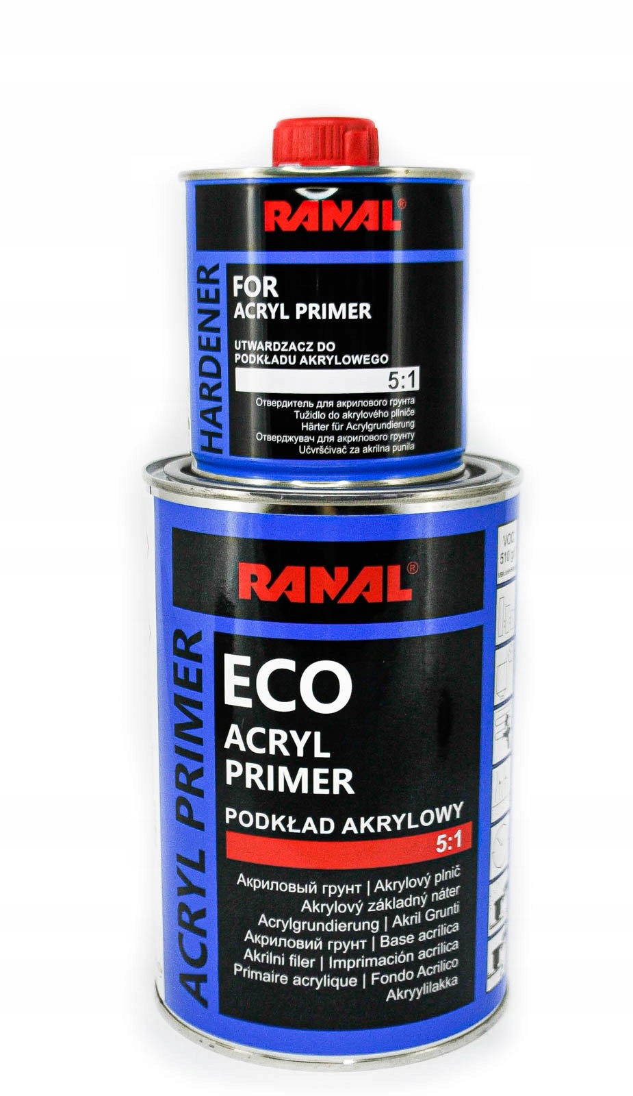 

Podkład Akrylowy Grafit Eco 5:1 Utwardzacz Ranal