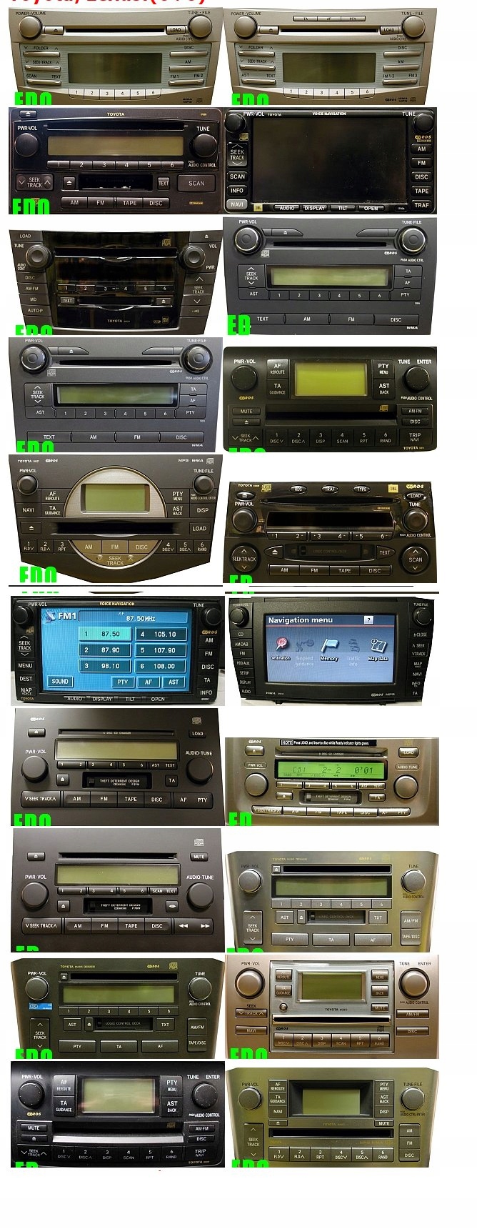 ADAPTER MODUŁ BLUETOOTH MP3 FLAC USB do 32 gb AUX TOYOTA Avensis LEXUS Model SY-BT