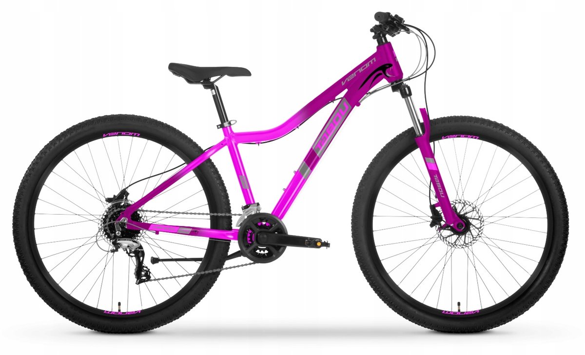 Rower młodzieżowy Tabou 27.5 Venom 4.0 W 17 różowy fioletowy