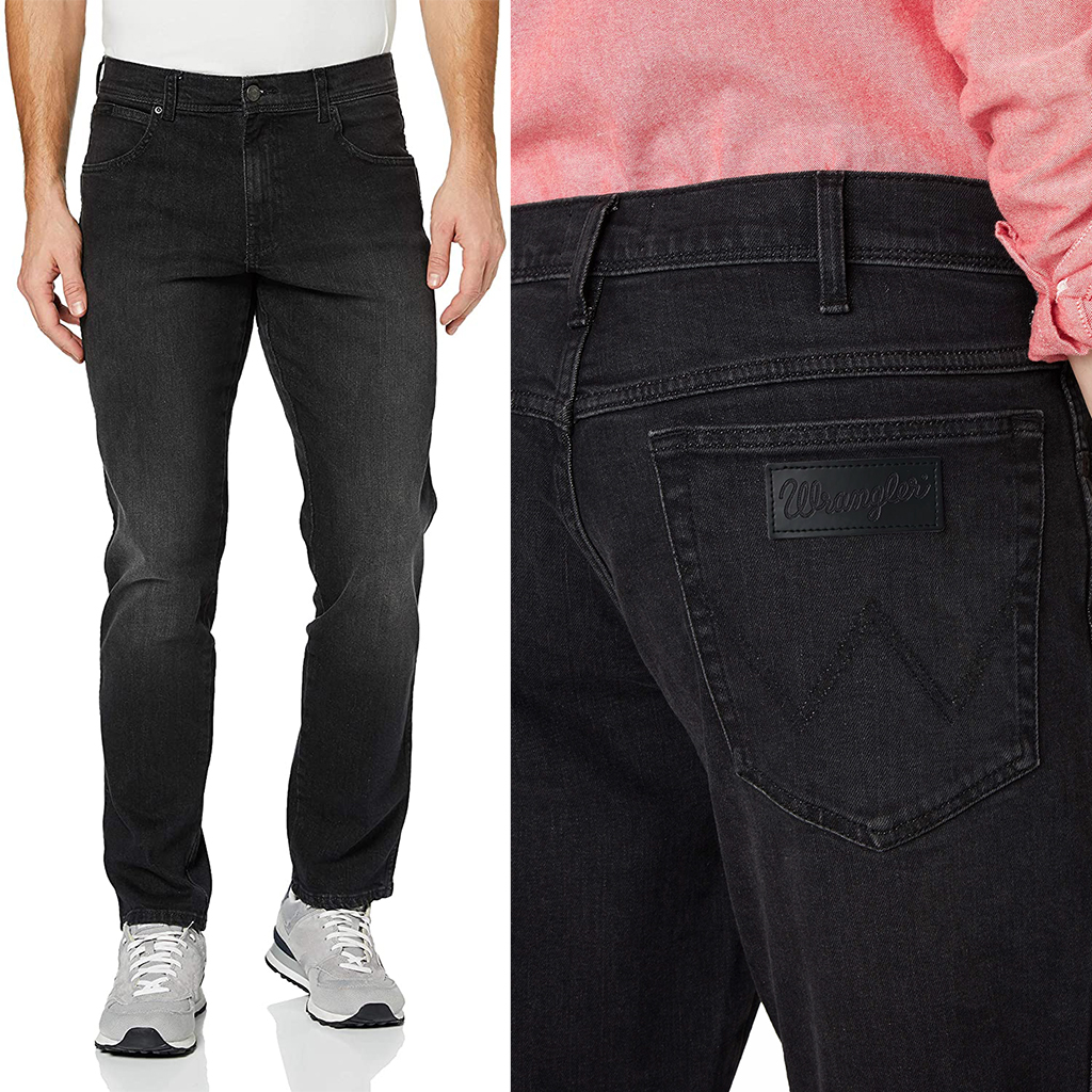 

Wrangler Texas Slim Champ Szare Jeansy W34 L30