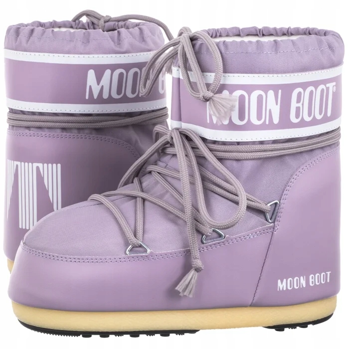 Boty Sněhule Moon Boot Icon Low Nylon Lilas 1409340 H032 Fialová