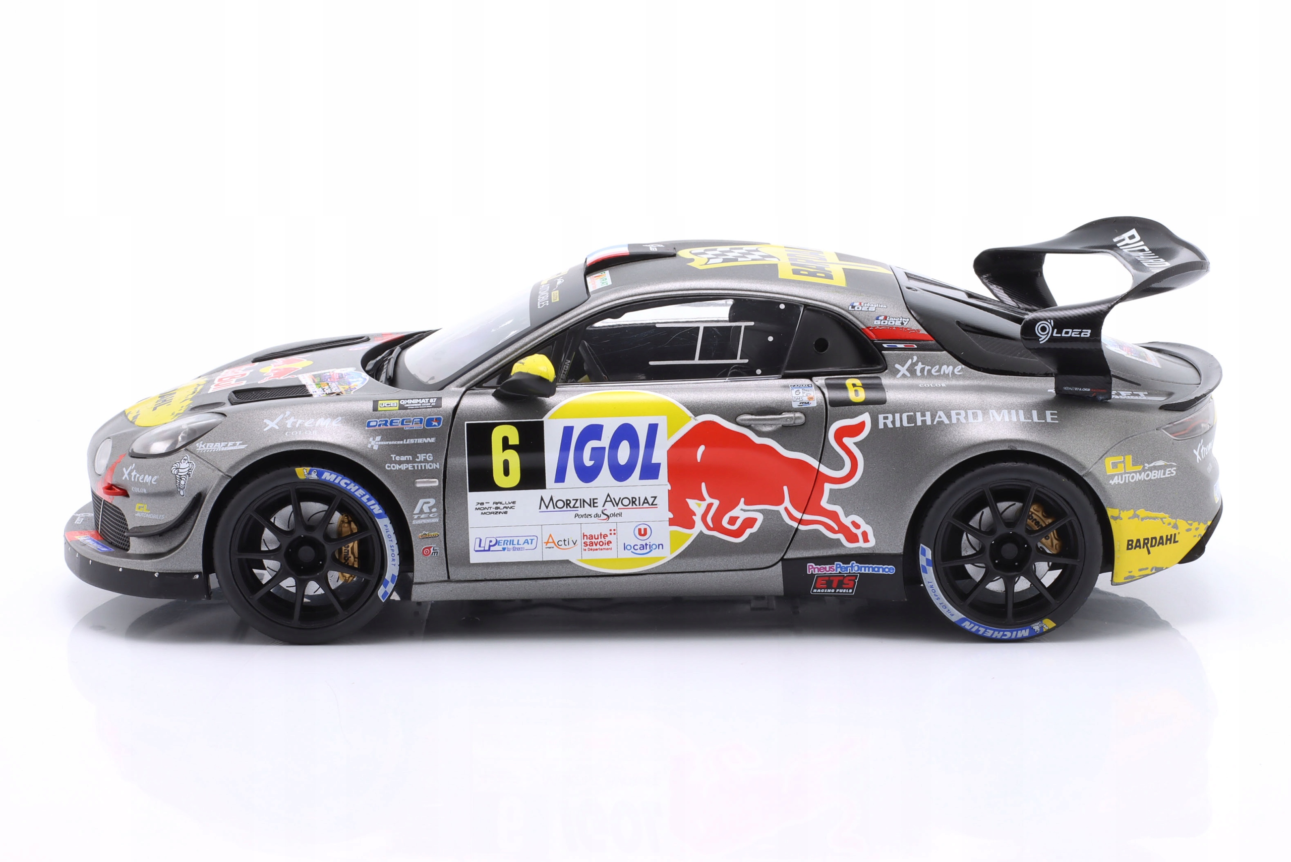 SOLIDO ALPINE A110 RGT+ #6 S.Loeb Rallye Du Mont Blanc 2024 1:18 Skala skale do 1:18