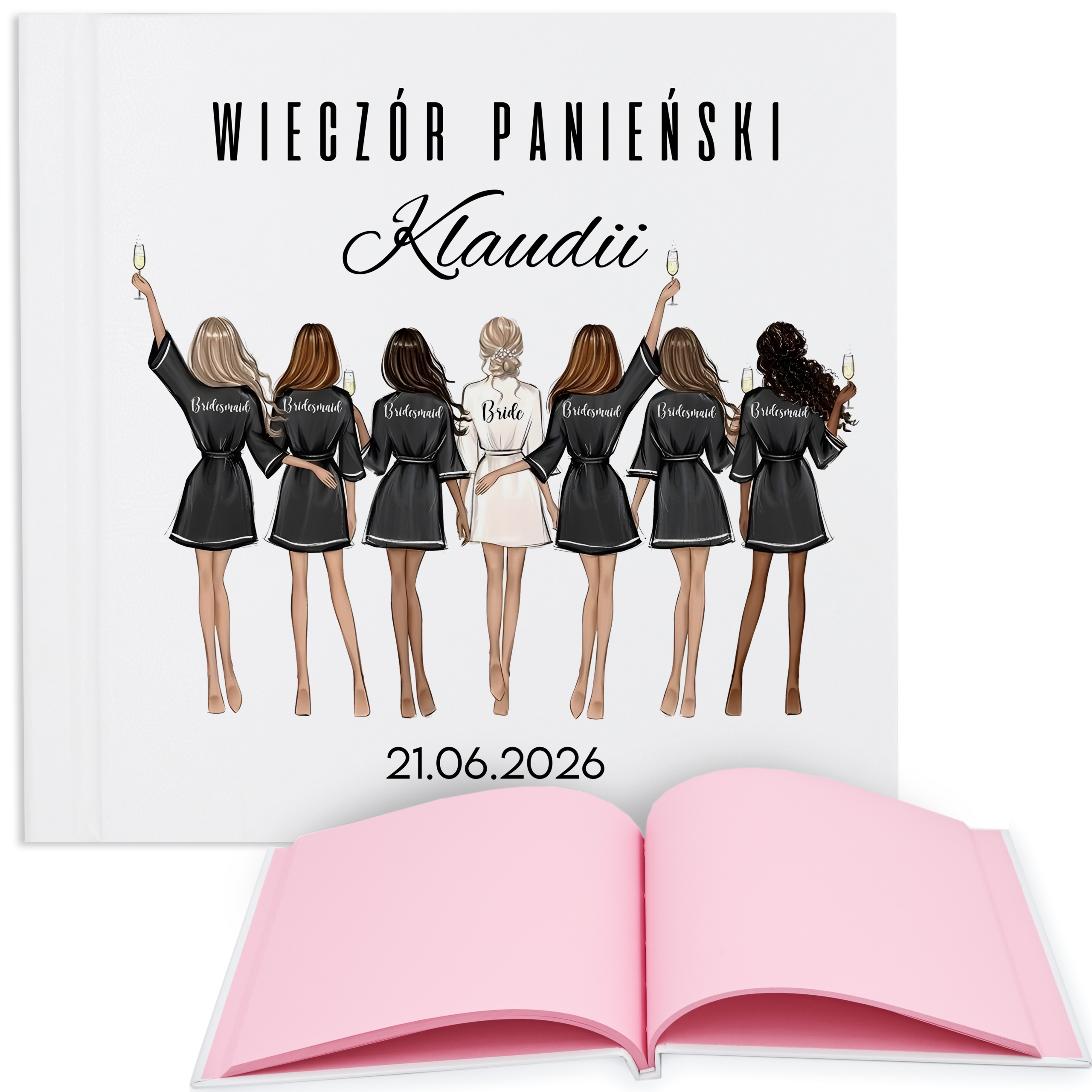 Album Bílé Růžové Dívčí stránky *jméno Datum* Na Dárek pro nevěstu