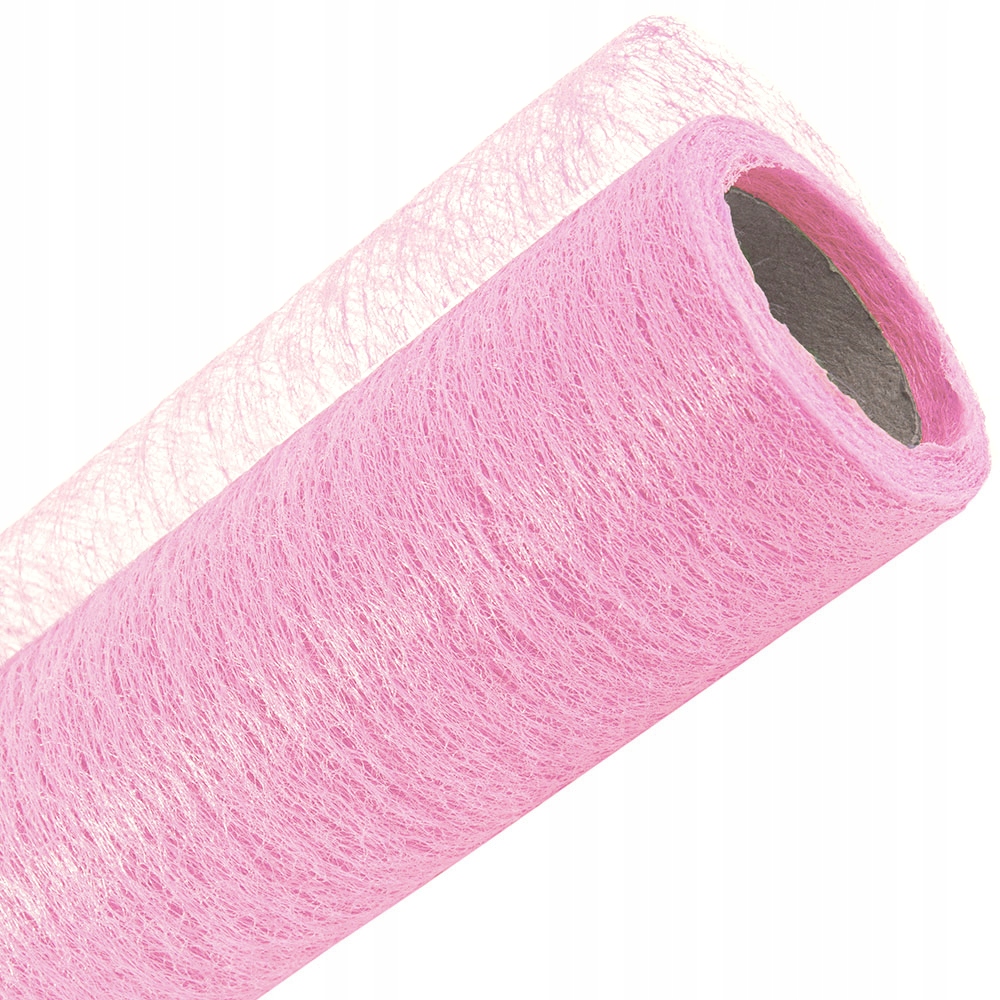 

Flizelina Na Rolce Włóknina Rolka Różowa 50cm/9m