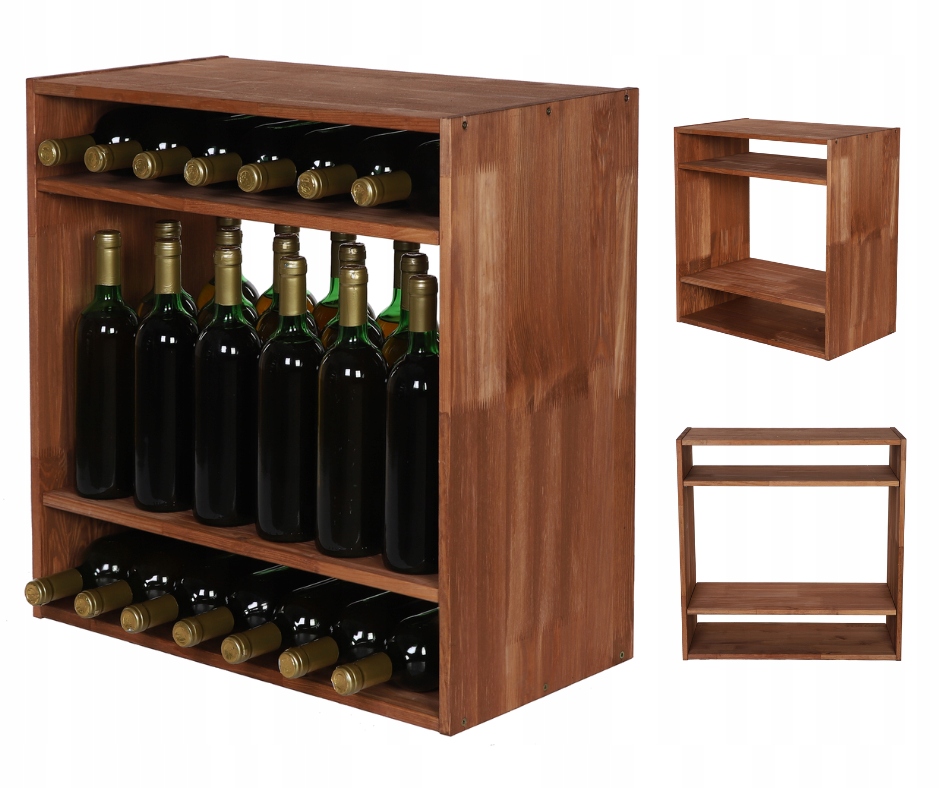 Modulární stojan pro WinoRW61 (2 police) Hnědý Outlet