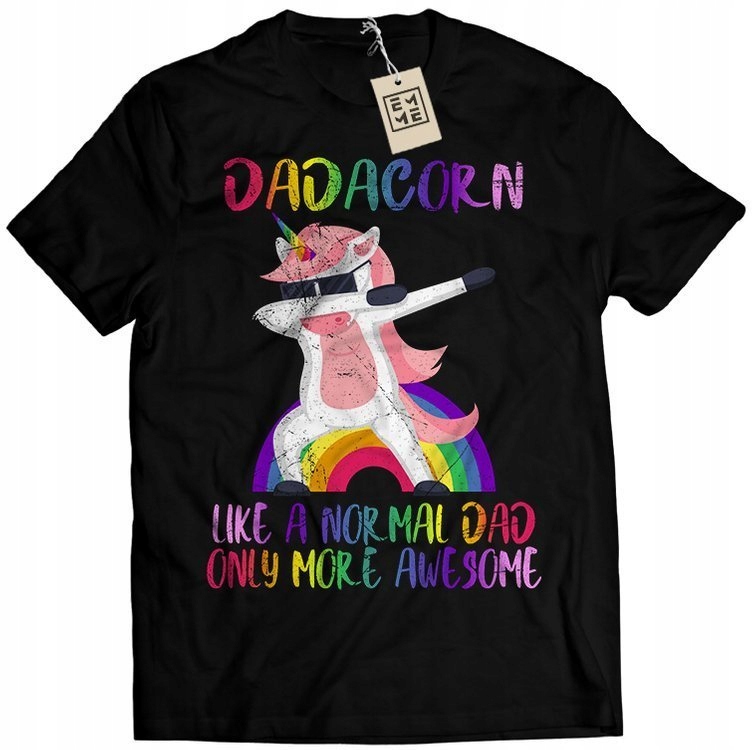 

Koszulka Dzień Ojca Taty Urodziny Unicorn M