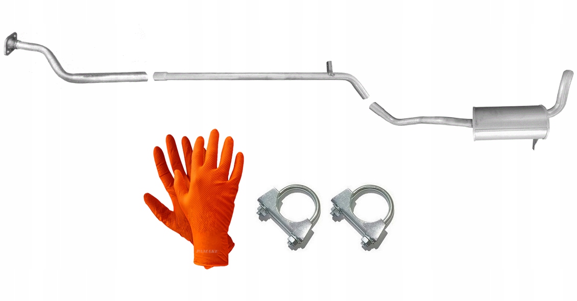 Renault Modus 1.5 DCI 63 kW (od 2004) Výfukový Systém Tlumič Tlumiče Trubka