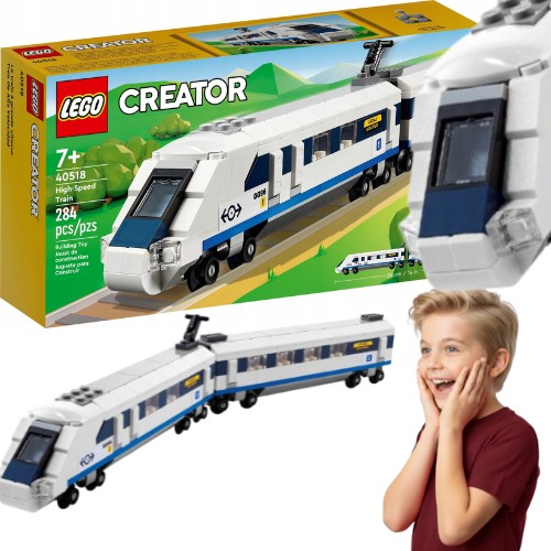 Pociąg Klocki Lego Creator Pendolino Zestaw Rozwój Zabawa Szczęście