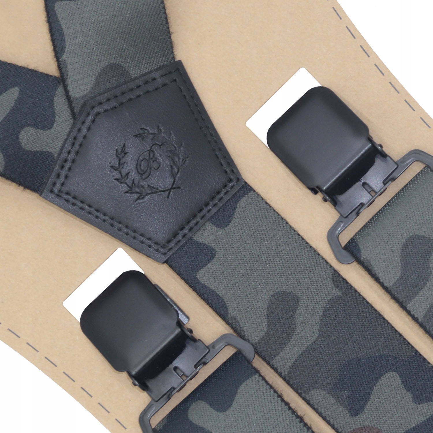 Mocne Szerokie Szelki Męskie Do Spodni Dla MIŁOŚNIKA MILITARIÓW MORO