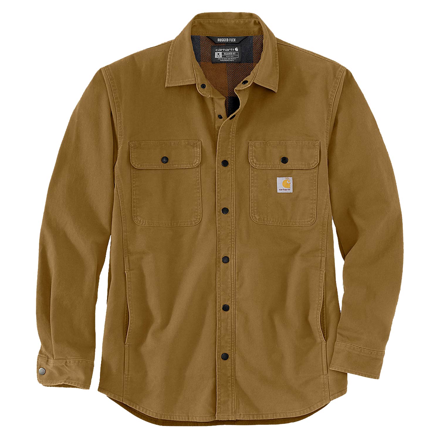 Plátěná fleecová košile Carhartt Rugged Flex