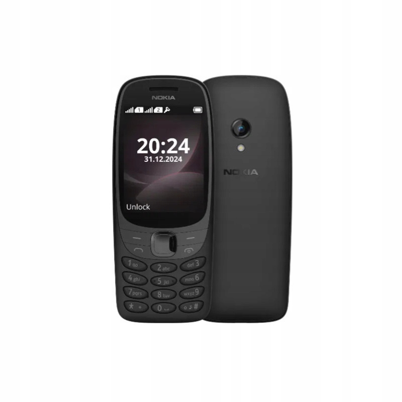Nokia 6310 (2024) Mobiltelefon, Kártyafüggetlen, Dual Sim, fekete
