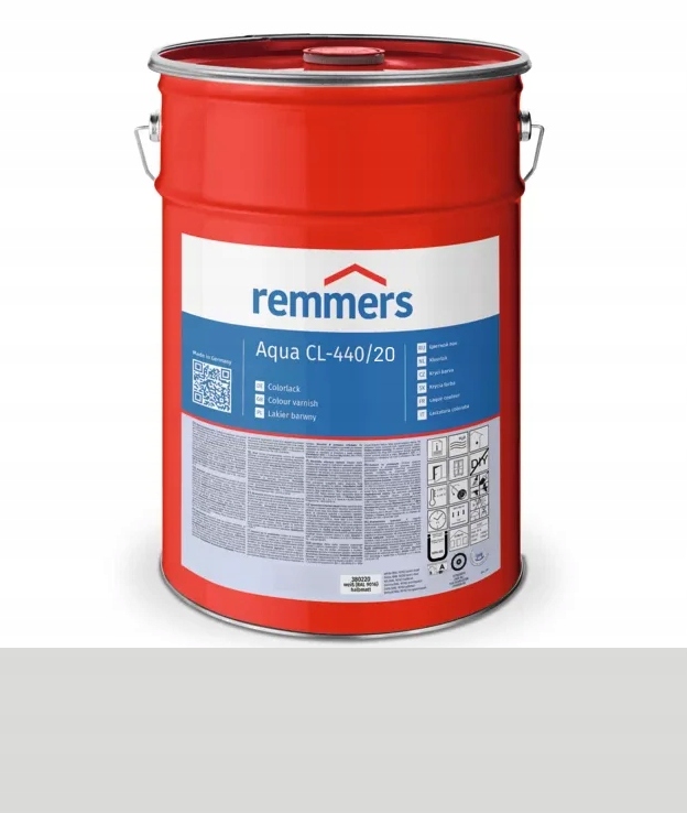 Remmers CL-440/20 Mat barva na nábytek krycí lak Mdf 1L Světle šedá