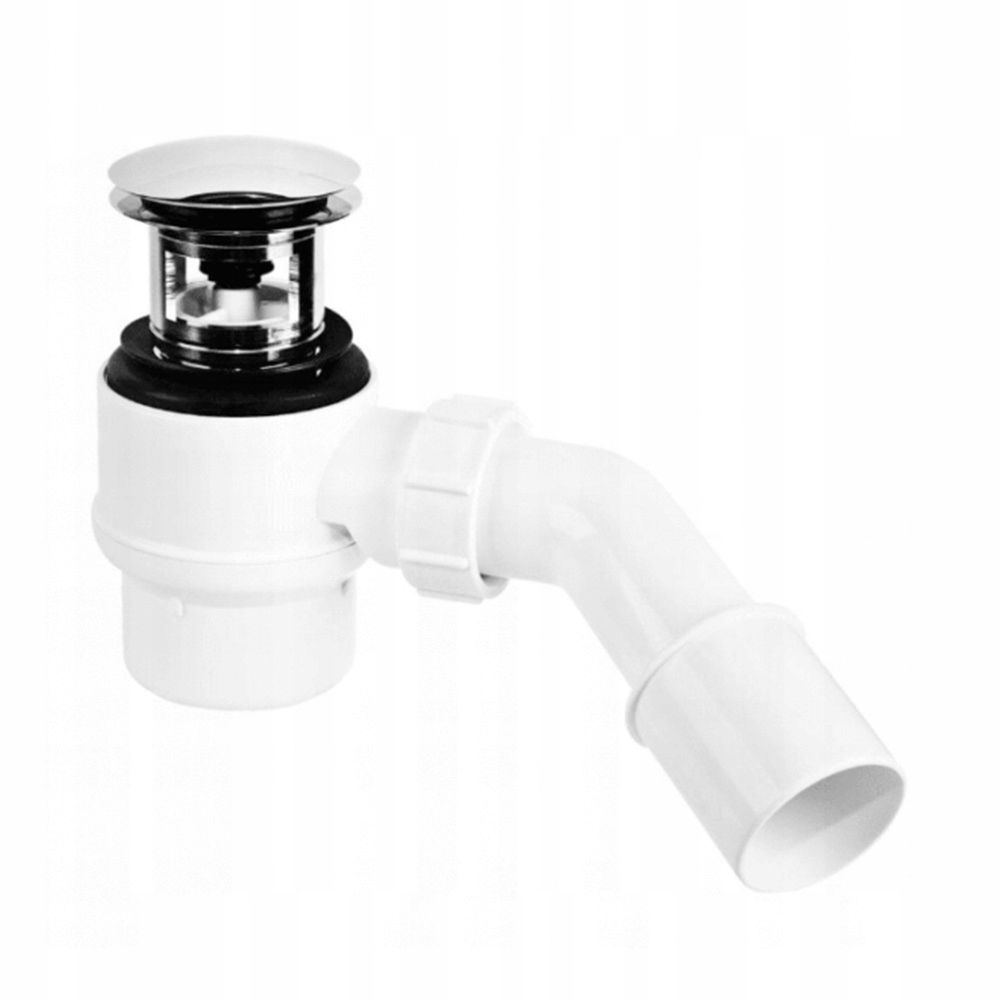 Vaňový sifón Klik-klak McAlpine chróm HC26-IOF-95CB pre voľne stojacu vaňu