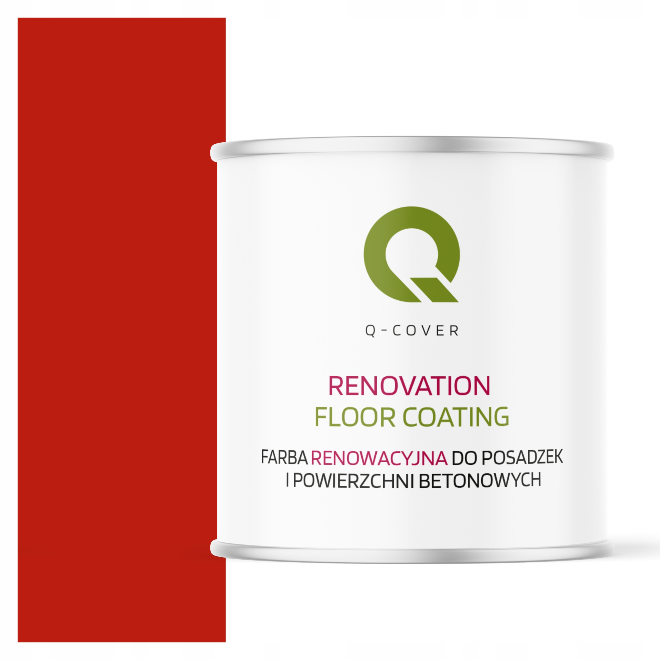 Farba Na Renováciu Betónových Podláh Garáž Červená Ral 3020 Polomatná 2,5 L