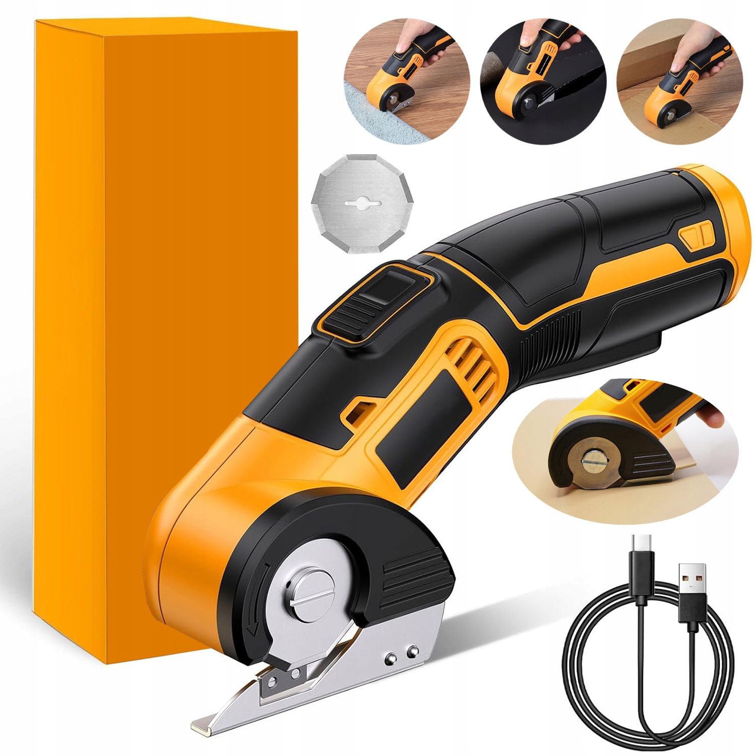 Nůž Na Papírové Tkaniny, Plast, Bezdrátový, Bezpečný