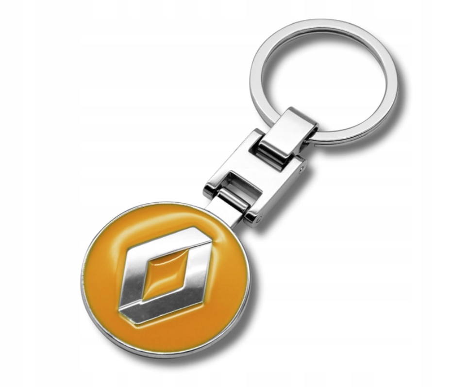 

Emblemat Brelok Do Kluczy Renault Żółty Metal
