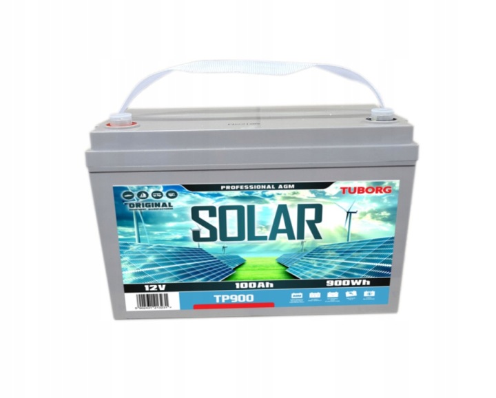 Akumulator Tuborg TP12-100 Solar Agm 12 Volt 100Ah Zasilanie Awaryjne Ups