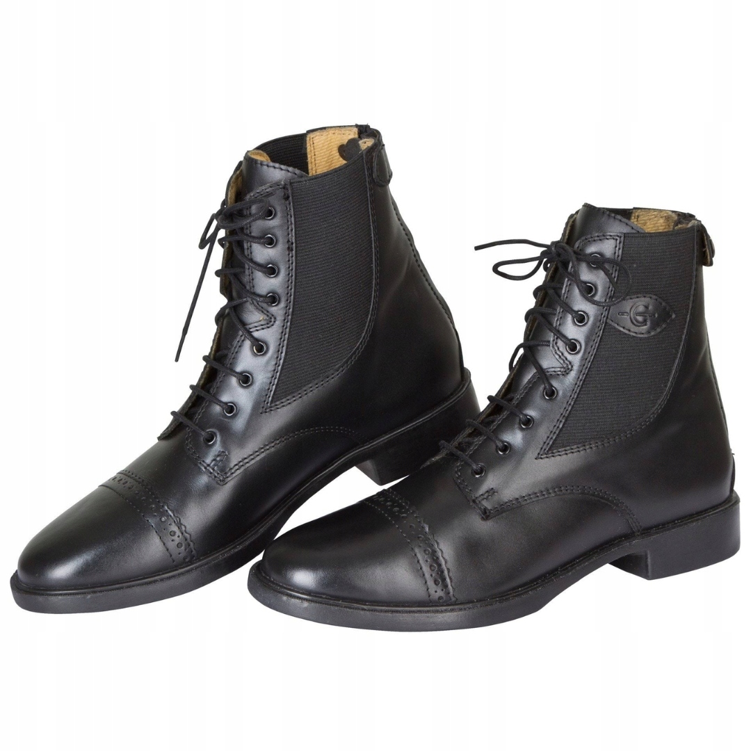 Jezdecké boty Monaco kožené černé Covalliero 42