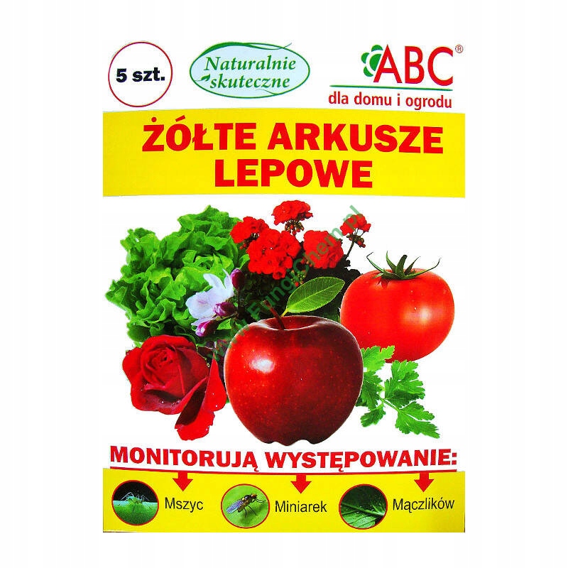 

Tablice lepowe Abc owadobójcze żółte 5 sztuk