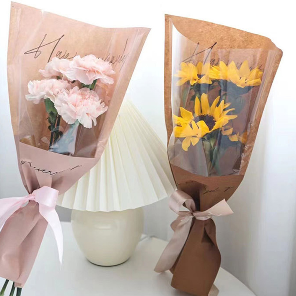 PAPIEROWE RĘKAWY DO PAKOWANIA BUKIETÓW KWIATÓW Marka bez marki