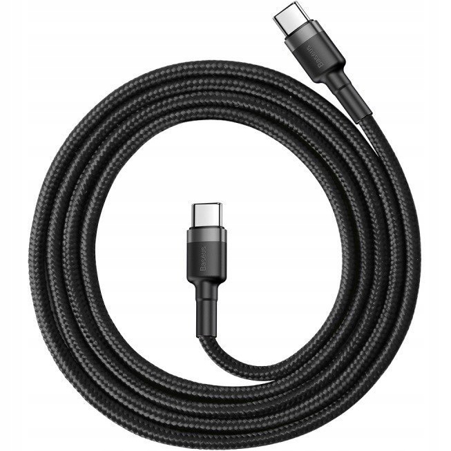 Kabel USB-C / USB-C, Baseus Cafule, 3A, 60W, 1m Marka Baseus