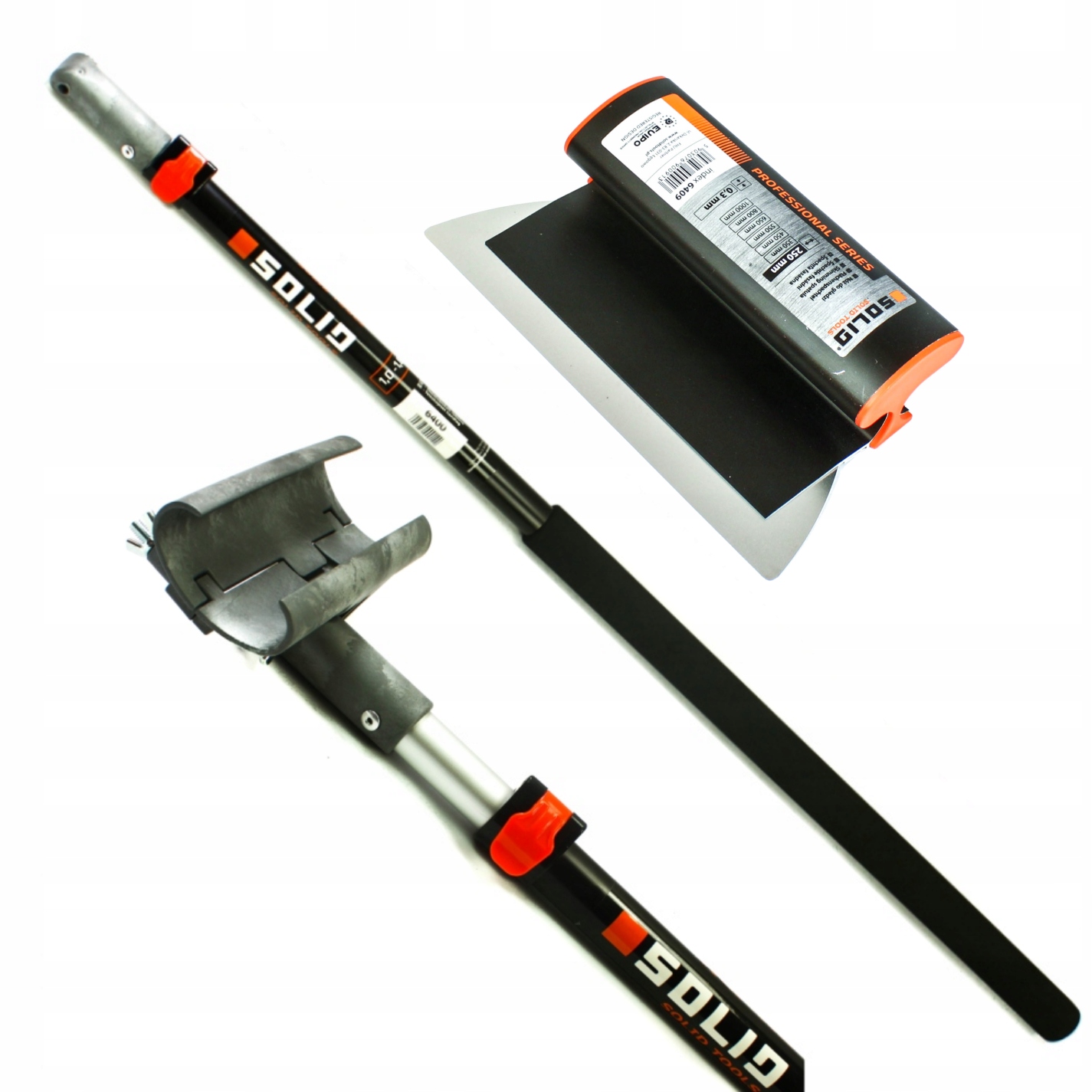 Solid Nůž Na Hladítko 25cm Teleskopická Hůl Adaptér