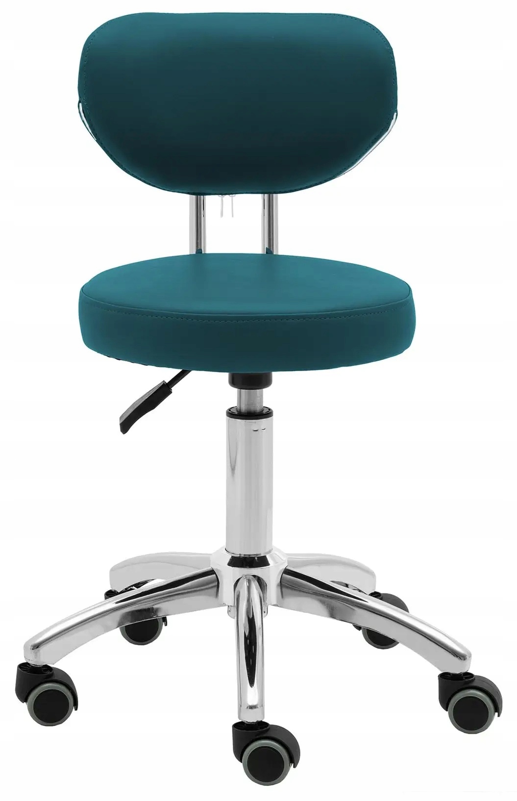 Taboret kosmetyczny z oparciem 95cm biały ekoskóra Physa ILANZ WHI 10040652