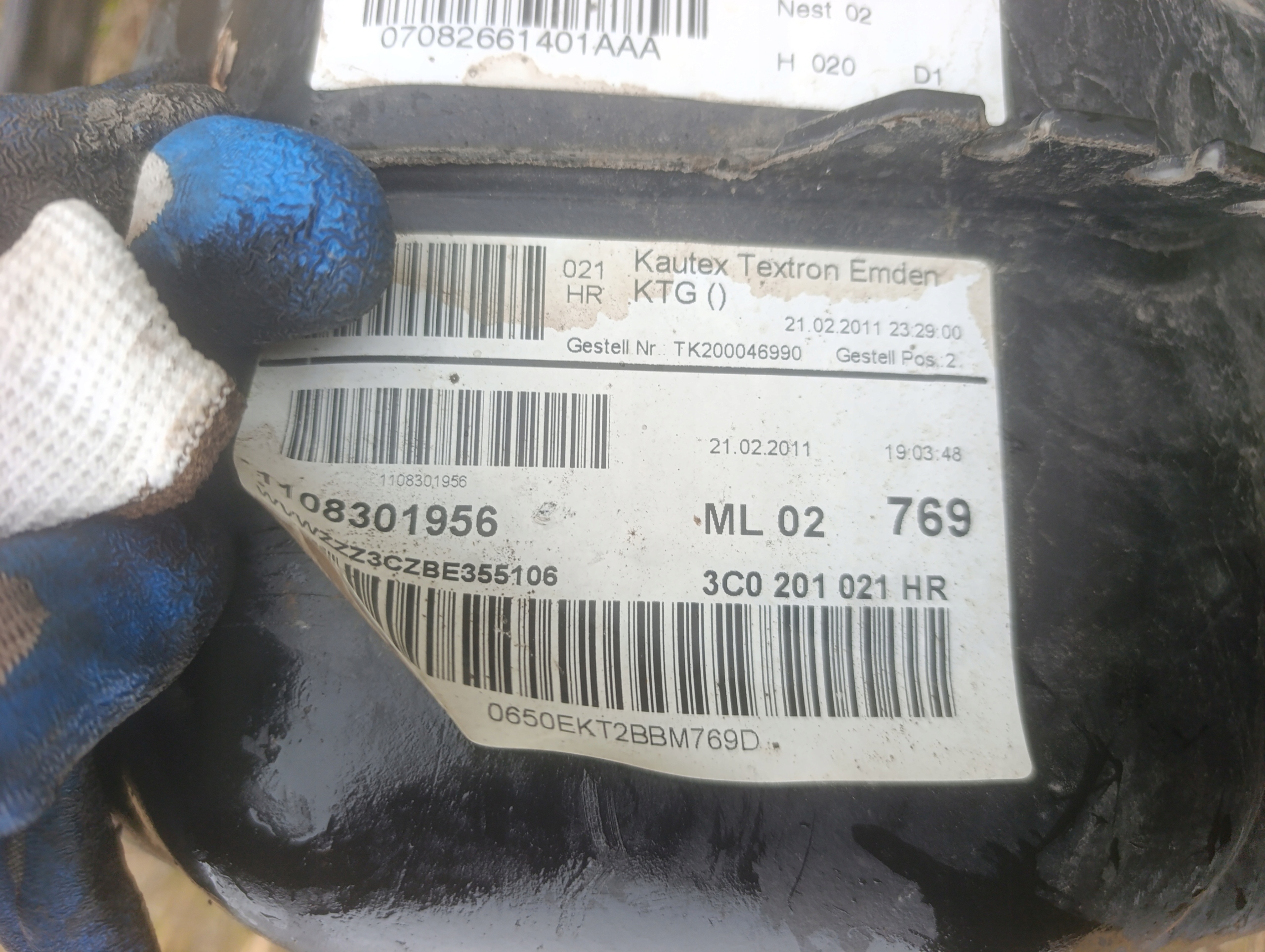 kraftstofftank tank Volkswagen Passat B7 1.6 TDI