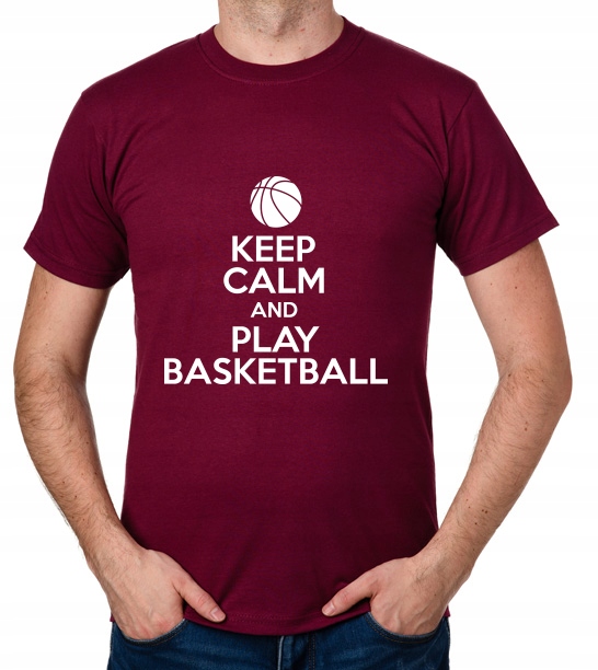 

koszulka Keep Calm And Play Basketball prezent
