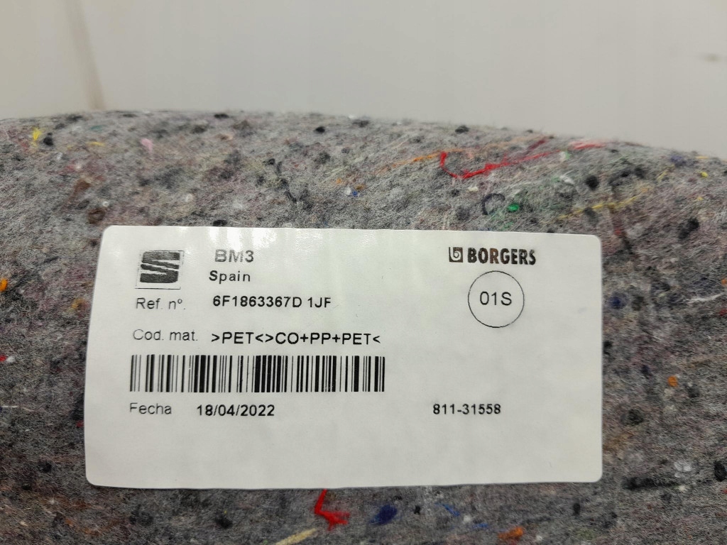 seat ARONA РЕСТАЙЛИНГ ковер европа 6F1863367D