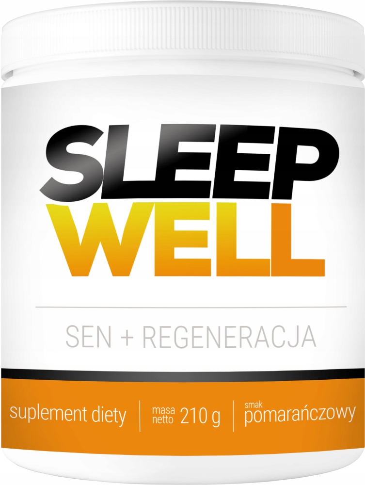 R2G Sleep Well Sen + Regeneracja Zdrowy Sen Relaks Hormony 210g Pomarańcz