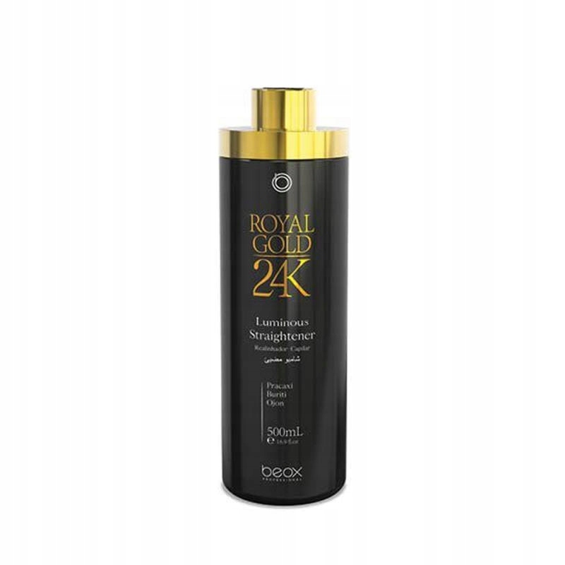 Beox Brasil Royal Gold 24K Luminous Straightner Fluid Trwale Prostujący