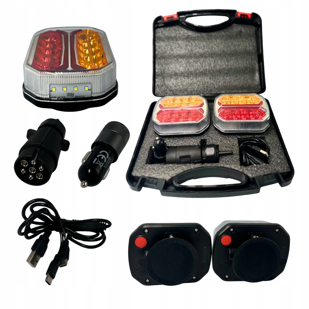 Bezdrátové lampy na magnet univerzální pro přívěs Led