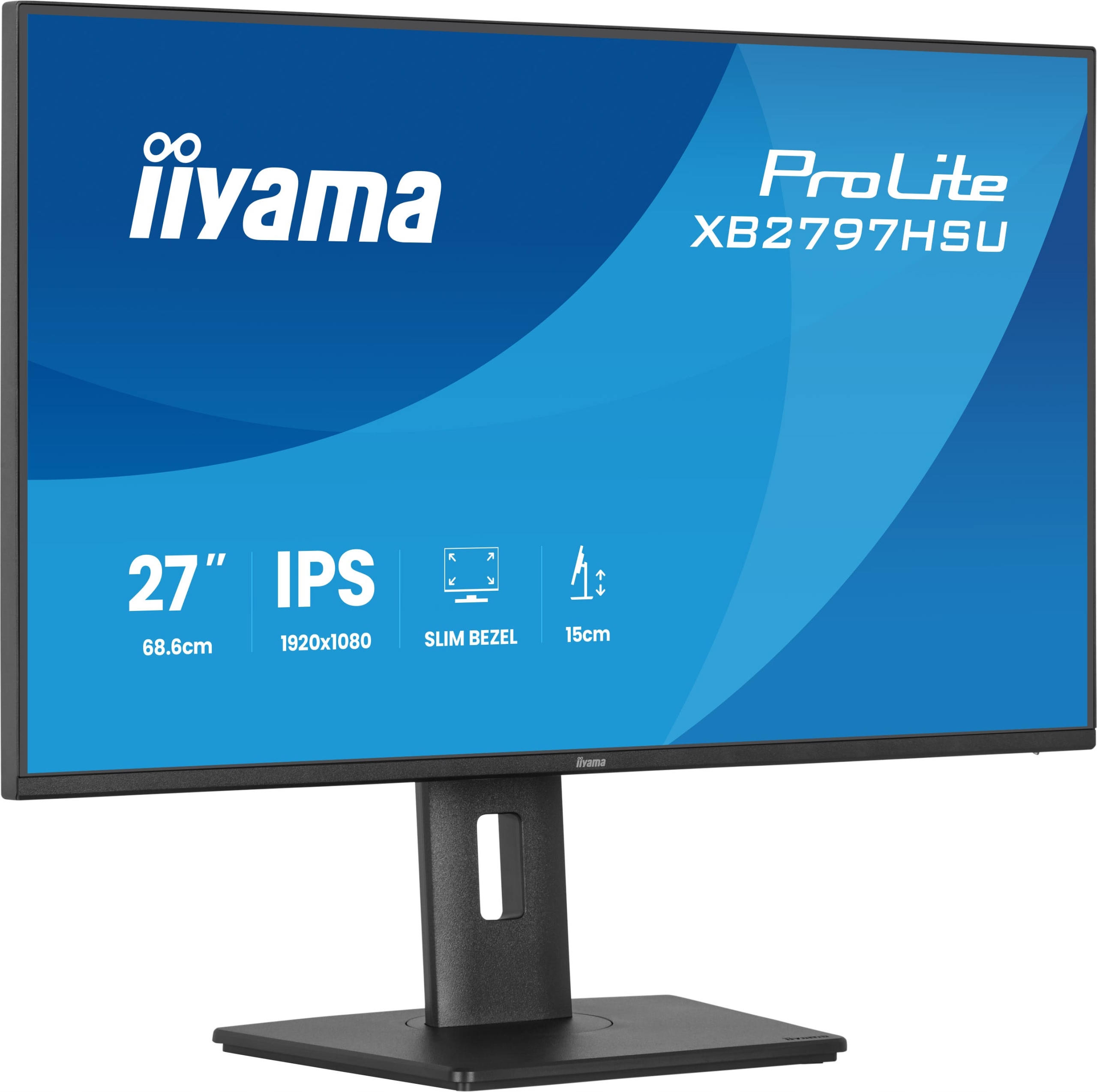 iiyama ProLite/ XB2797HSU-B1/ 27"/ Ips/ Fhd/ 120Hz/ 4ms/ Čierna/ 5R…