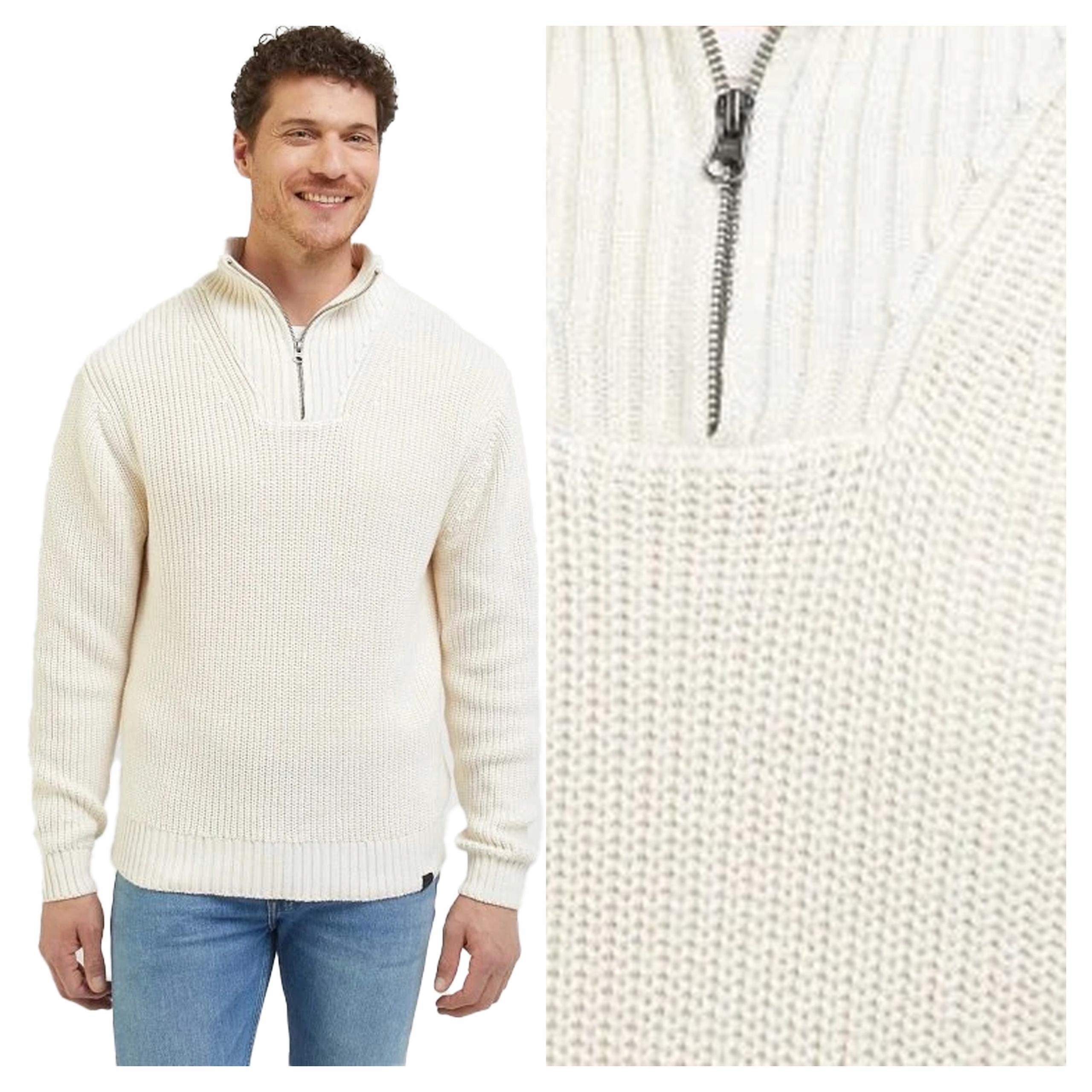 Lee Half Zip Knit L Pánský svetr