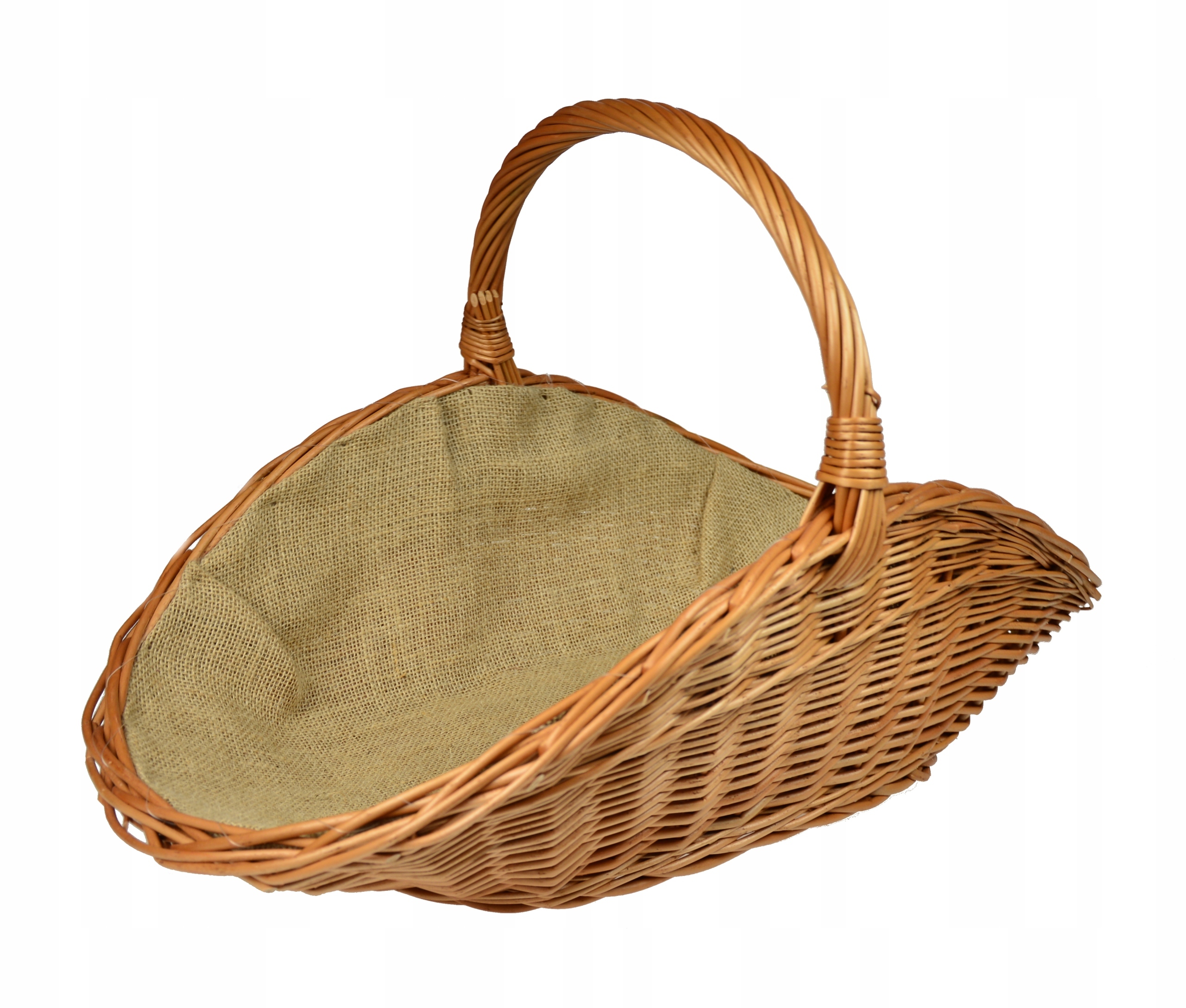 Wiklinowy KOSZ NA DREWNO koszyk do kominka XL JUTA Marka Wiklinowy